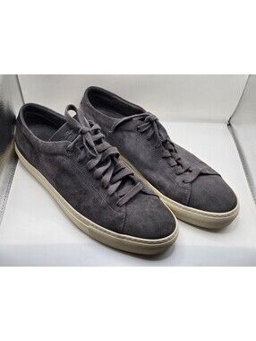 Good Man Brand Edge Charcoal Grey Suede Low Top Mens Sneakers Shoes 15